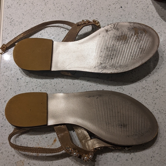 ECS jeweled sandals Size 38 - Picture 3 of 5